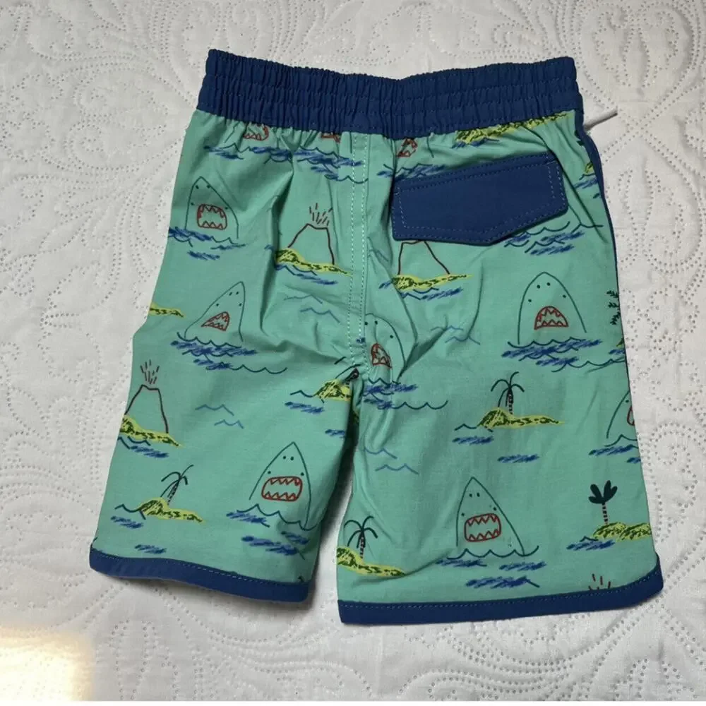 NWT Hanna Andersson Sunblock Board Shorts Size 24m